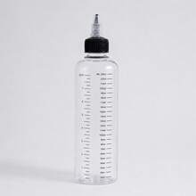 1pc 7.78oz Clear Plastic Dispensing Bottle With Scale Line And Screw Cap, Refillable Round Dispensing Bottle, Suitable For Liquid Ink, Paint, Art Crafts, Perfume Refillable Bottle, Travel Bottles - Multicolor - View 9