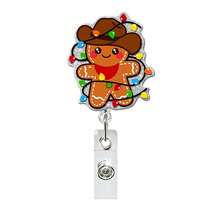 1pc Christmas Fun Scroll-Style ID Badge Holder, ID Card Name Tag Clip, Christmas Fun Design, Suitable For Doctors, Nurses, Office Staff, Party Use, Back To School Essential, Christmas Badge Home Decor Christmas Decoration Room Decor - Multicolor - View 8