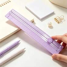 9pcs Multifunctional A3 Dual-Direction Paper Cutter, Portable Manual Paper Cutter With Ruler, Perfect For Office, School And Study Room Use - E - View 4