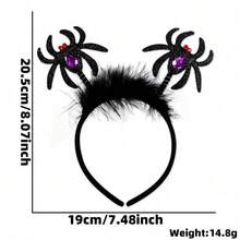 1pc Halloween Funny Headband Party Hair Accessory Photo Prop Performance Costume Bat Spider Headband - Multiple Styles - View 18