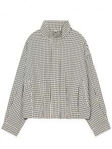 Women Coats - Black and White - View 9