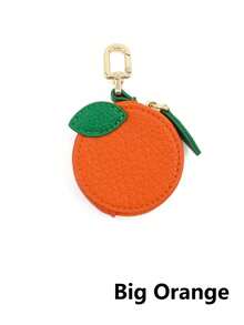 Cute Fruit Wallet, PU Leather Small Wallet, Summer Fruit Shaped Bag Hanging Wallet, Holiday Gift Blueberry Keychain Fruit Shaped Wallet - Multicolor - View 12