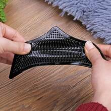 16pcs Reusable And Washable Non-Slip Carpet Grippers With Double-Sided Tape, Anti-Slip Carpet Stickers, Home Decor - Carpet Stickers (8pcs Carpet Stickers + 8pcs Auxiliary Stickers) - Black - View 4