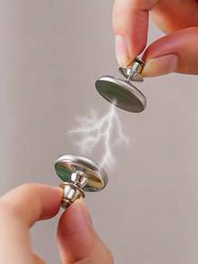 4/12/20/32pcs Modern Metal Magnetic Hooks, Suitable For Curtain Sets, Easy To Install Wall-Mounted Magnetic Clips, Can Be Used For Shower Curtains, Gap Sealing, Wall Stickers And Door Stickers - Multicolor - View 6