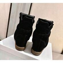 Women Wedge Sneakers - 黑色 - 查看 1