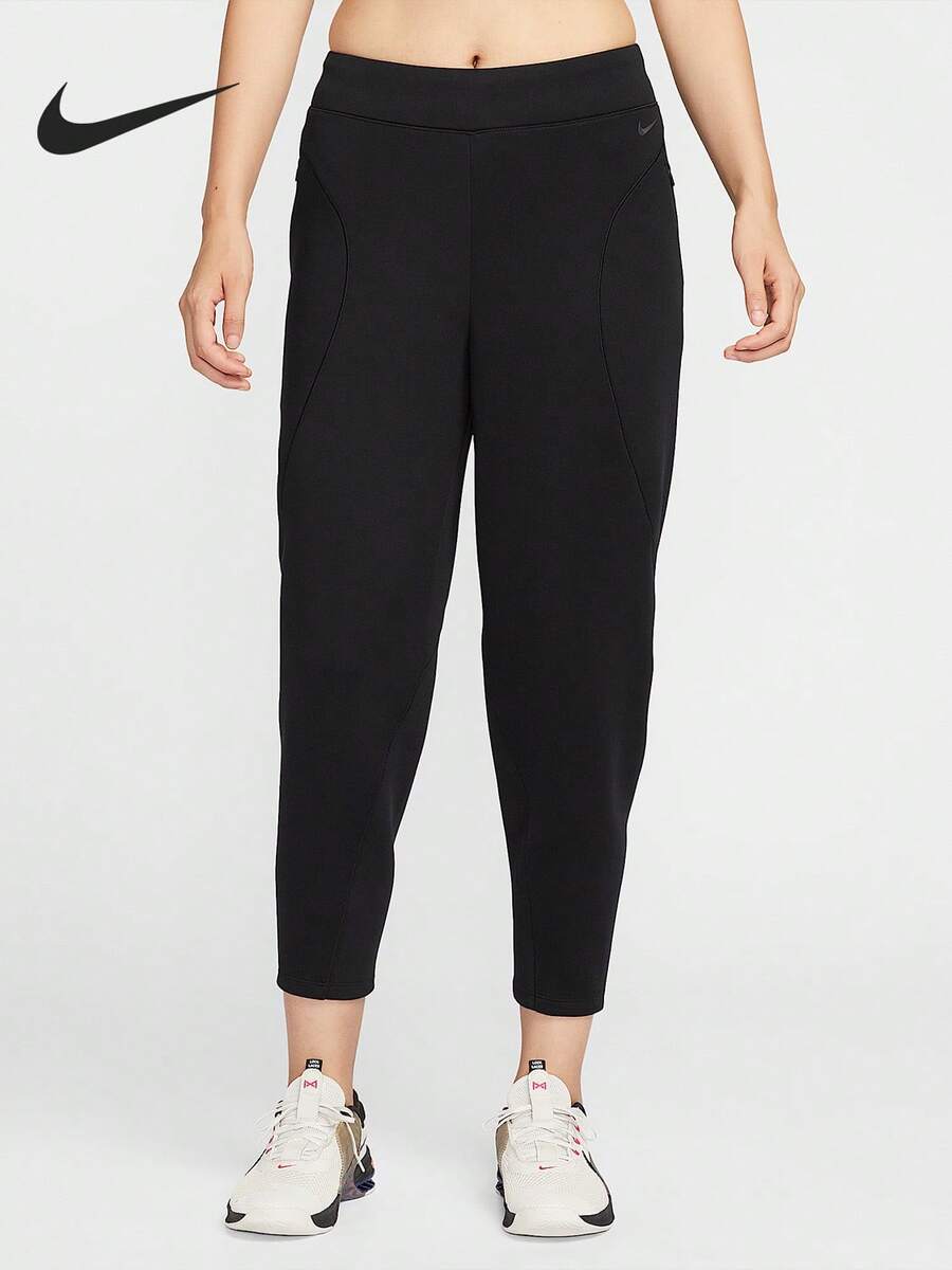 Celana Olahraga Rajut Model Tapered Wanita Nike Authentic Musim Gugur 2025 HV3586-010 - HV3586-010 - View 1