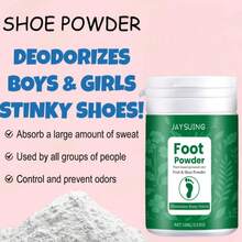 JAYSUING 100g Bedak Penghilang Bau Kaki dan Sepatu, Diperkaya dengan Vitamin E dan Rosemary, Menghilangkan Bau, Formula Penyerap Keringat Rendah Alergi, Cocok untuk Semua Jenis Kulit, Menjaga Kaki Tetap Segar, Bedak Penghilang Bau - lainnya - View 3