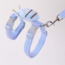 Cat Harness And Leash Set - Escape-Proof Adjustable Cat Vest, Soft Breathable Kitten Harness, Suitable For Outdoor Walking And Training, Bee-Style Anti-Escape Cat Leash, H-Shaped Anti-Struggle Outdoor Walking Rope, Adjustable Cat Harness Leash - Multiple Styles - View 17