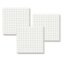 1/8pcs Kraft Paper Grid Sticky Notes, Easy Tear No Residue Adhesive, For Key Marking, Memo Recording, Suitable For Student Learning, Office Notes, Back To School Season Essential - A - View 4