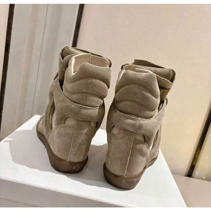 Women Wedge Sneakers - 棕色 - 查看 1