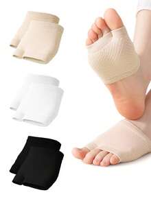 1/3 Short Women's Open-Toe Boat Socks, Soft & Breathable, Moisture-Wicking & Quick-Drying, Suitable For Clogs, Beach Sandals, Slides, Slippers, Spring/Summer - Multicolor - View 2