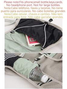 1 chiếc ba lô đựng nước đạp xe thời trang, thiết kế nhiều ngăn, túi thể dục tiện dụng cho cả nam và nữ, túi tập luyện thể dục, túi chạy bộ đa chức năng, túi xe đạp nhiều ngăn. Lưu ý: Hai kiểu sẽ được giao ngẫu nhiên, có hoặc không có chữ cái. - màu xanh lá - Xem 4