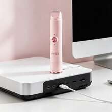 2-In-1 Electric Shaver, Rechargeable Cordless Wet & Dry Hair Removal Device For Women, Suitable For Bikini Area, Eyebrows And Underarms - Painless Hair Removal, Gentle Beige Friendly - Multicolor - View 8