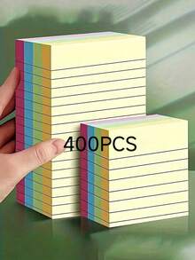 400pcs Sticky Notes Set - Vibrant 4-Color Combination, Easy To Use, Efficient Recording And Organizing - Suitable For Students, Office And Home Use (Multiple Options Available) - Multi-color - View 10