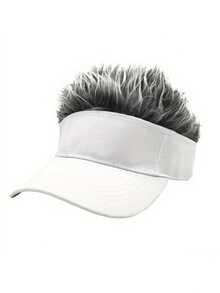 1pc Unisex Funny Spiky Wig Sun Hat, Adjustable Creative Wig Sun Hat, Suitable For Party And Outdoor Sports - Wig Baseball Cap - View 5