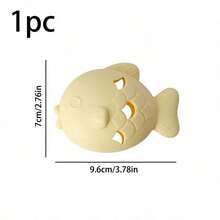 Silicone Fish-Shaped Cat Toy, Catnip-Infused Self-Play Chew Toy, Interactive Kitten Toy For Teeth Cleaning, Durable Pet Supplies For Indoor Cats - Random Color - View 19