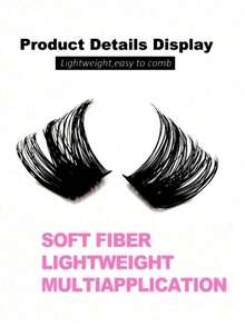 10 Rows 120 Clusters Of Dense Eyelashes, Large Capacity 160D Eyelash Box, Curled Cluster Eyelash Extensions, Dramatic Eyelashes, 10-18mm Dense Eyelash Clusters, Suitable For Beginners, Creating Full And Curled Charming Eyelashes - D - View 5
