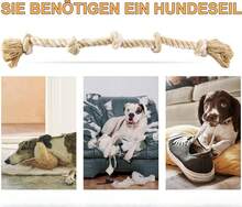 Washable Rope Dog Toy, 90 Cm Long And 700 G, Durable Play Toy For Tug-Of-War, Chew, And Fetch Games For Large Dogs, Indoor And Outdoor - Maple - View 3