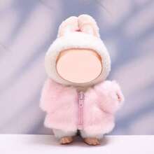 (Clothes Only) 1st & 2nd Generation Labobo Doll Clothes 17cm Bubu 10cm Cotton Doll Rabbit Plush Hat Cute Rabbit Hat - Multicolor - View 12