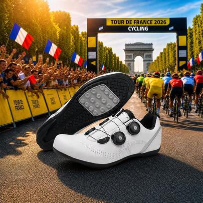 Professional Road Cycling Shoes For Men, Cycling Shoes, Road Bike Speed Flat Sports Shoes, Bicycle Sports Shoes