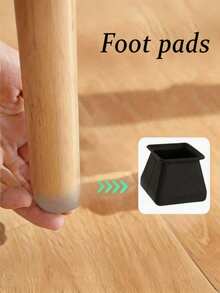 16/12/8/4pcs Large Thick Silicone Chair & Table Leg Pads, Anti-Slip Furniture Floor Protector Pads, Suitable For All Types Of Floors, Effectively Prevent Scratches & Dents, Easy Installation - Furniture Leg Covers - View 5