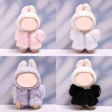 (Clothes Only) 1st & 2nd Generation Labobo Doll Clothes 17cm Bubu 10cm Cotton Doll Rabbit Plush Hat Cute Rabbit Hat - Multicolor - View 2