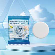 Washing Machine Cleaning Tablets - Effervescent Deep Cleaning And Descaling, Suitable For Washing Machines, Home Use - White 1pc - View 15
