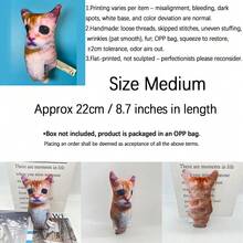 1pc Abstract Cute Plush Cat Doll, Realistic Stuffed Kitten Doll, Halloween Thanksgiving Christmas Birthday Gift, Home Room Decor, Random Style - Multicolor - View 10