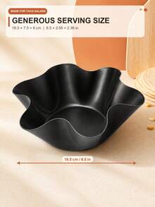 Taco Salad Bowl Maker Molds, 1/4/6/8 Packs Non Stick Carbon Steel Baking Bowls Tortilla Bowl Maker Shell Pans Taco Shell Maker, - Black - View 5