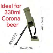 1pc New Creative Launch-Style Home Fun Novelty Bottle Cap Opener, Multi-Function Beer Bottle Opener For BBQ, Bar, Party - Multicolor - View 12