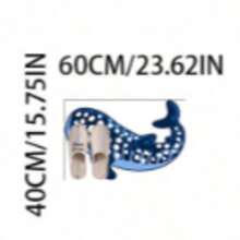 1pc Blue Cartoon Whale Cute Style Doormat, Small Rug, Welcome Mat, Carpet, Floor Mat, Outdoor Doormat, Kitchen Rug, Home Decor, Front Door Mat, Area Rug, Outdoor Mat, Home Decor, Area Carpet, Garden Rug, Washable Carpet - Multicolor - View 13