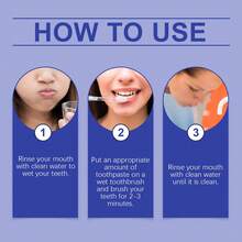 Pasta Dental Blanqueadora Oralhoe, Protección Suave para las Encías, Elimina Manchas y Placa, Refresca el Aliento, Pasta Dental para Limpieza de Dientes RPKV - 1 - Ver 6