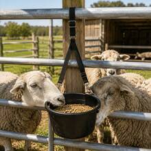 1pc Easy Install Stable Lock, Easy Install Ranch Gate Hook, Single Rotating Ring Gate Hook, For Fixing Stable, Cattle/Sheep Pen Fence, 19.69 Inches Long, Suitable For Most Gates - A - View 6