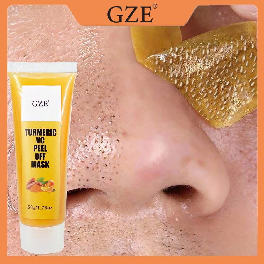 GZE VC 薑黃撕拉式收毛孔臉部面膜 - 薑色 - 查看 1