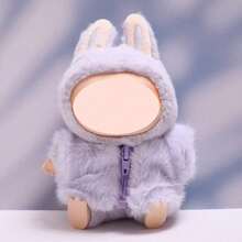 (Clothes Only) 1st & 2nd Generation Labobo Doll Clothes 17cm Bubu 10cm Cotton Doll Rabbit Plush Hat Cute Rabbit Hat - Multicolor - View 11
