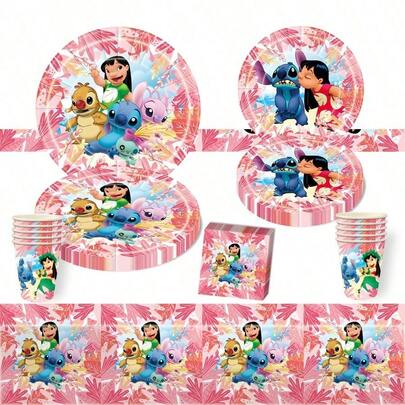 128 pièces Ensemble de fête thème style anime, (Excluant les couverts et les ballons) Décoration de la rentrée scolaire, Convient pour 10 personnes, Vaisselle jetable pour fête d'anniversaire, Incluant assiettes, gobelets et serviettes. Fournitures de décoration pour les vacances, Convient pour le camping, le pique-nique, le barbecue dans le jardin, la décoration de chambre et la décoration de fête, Également une décoration idéale pour Halloween, Noël et les fêtes, Et un excellent cadeau surprise pour les fans