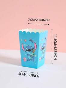 6pcs/12pcs/24pcs Anime Cartoon Theme Party Candy Boxes, Halloween Decorations, Theme Party Gift Boxes, Candy & Cookie Boxes, Party Gift Bags, Party Gift Boxes, Suitable For Birthday Party, Candy & Popcorn Boxes Decoration, Back To School Party, Holiday Essential Party Supplies - Multicolor - View 5