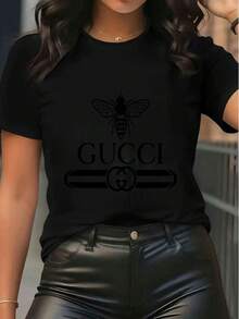 Women T-Shirts - Black - View 8