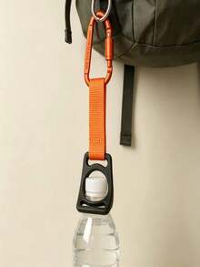 Outdoor Water Bottle Clip Aluminum Alloy Carabiner Hiking Clip Mineral Water Beverage Bottle Hanging Strap Backpack Quick Hook Portable Hanging Rope - Multicolor - View 2