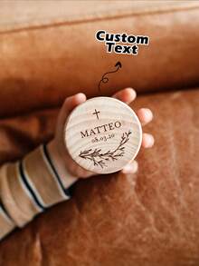 Customized Text Wooden Baptism Cross Box, Jewelry Storage Box, Engraved Keepsake, Christening Gift Idea, Grief Recovery Gift, Birthday Gift For Boys And Girls - Multicolor - View 7