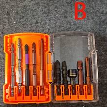 10pcs Magnetic Screwdriver Bit Set, High Hardness Anti-Slip Drill Bits, Suitable For Impact Drill Electric Screwdriver Repair Tools - Tool - View 12