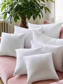 1pc Square Pillow Insert | Cloud-Like Soft Polyester Fiber Texture & High Elasticity, Non-Woven Material, Suitable For All Seasons, Christmas Gift Set - Brushed Fabric Pillowcase and Pillow Insert - View 6