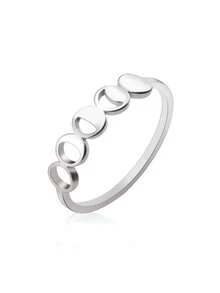 LIKGREAT 1pc Moon Phase Ring Stainless Steel Witch Amulet Finger Ring Fashion Starry Sky Jewelry Women Birthday Gift - Fashion Series - View 11