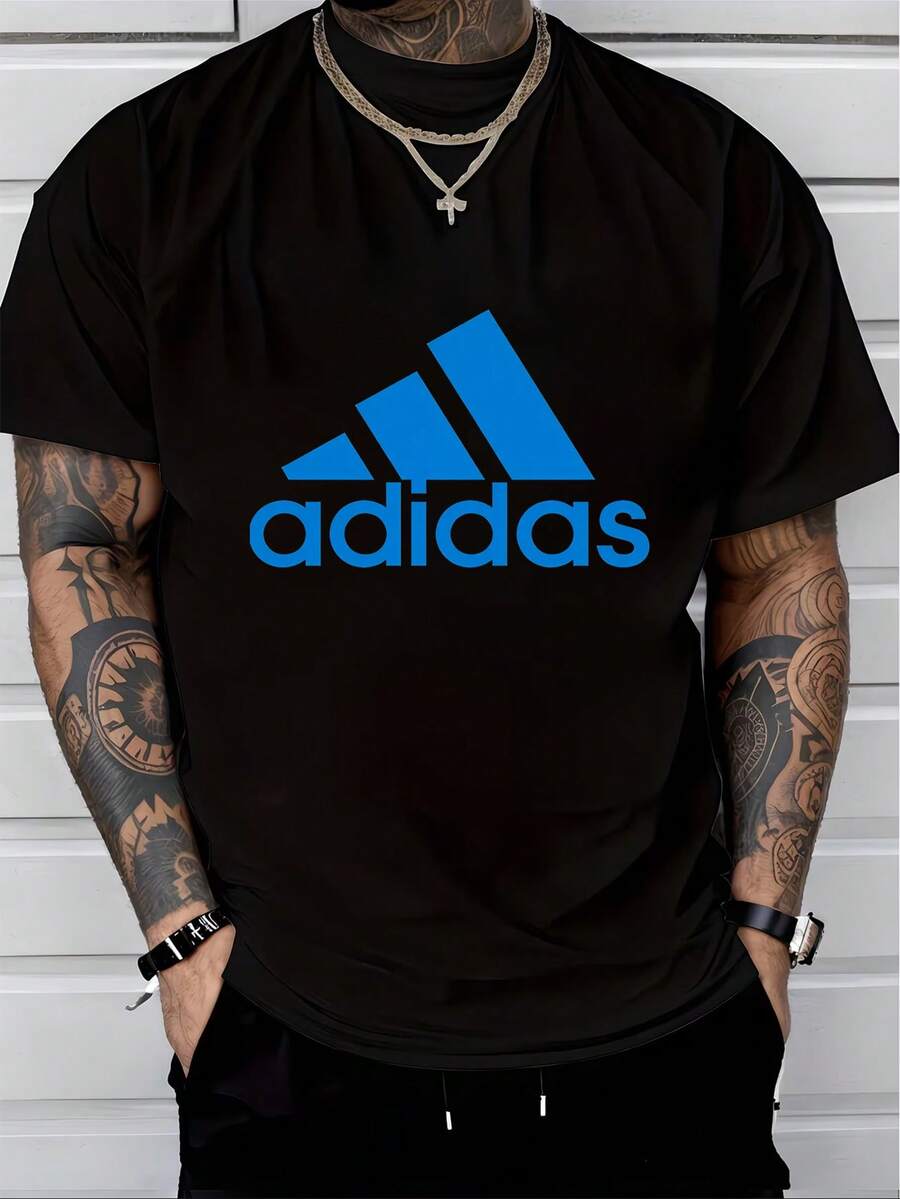 Men T-Shirts - 黑色 - 查看 1