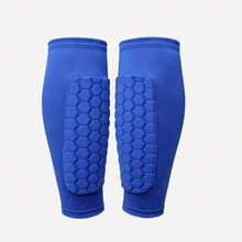 1 Pair/3 Pairs Professional Kids Sports Shin Guards, Honeycomb Anti-Collision Design, Professional Football Shin Guard Equipment - Multicolor - View 10