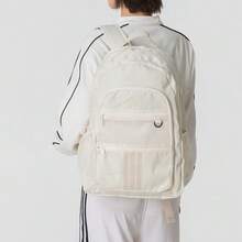 Ransel Olahraga Ringan adidas Sportswear dengan Jahitan Logo, Banyak Kantong, Bahan Kain, Ukuran Reguler, Unisex, Warna Putih Gading - seperti susu - View 2