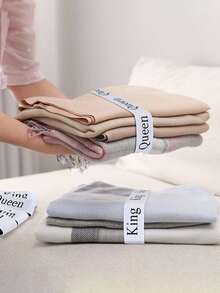 1pc Elastic Bed Sheet Organizer - Keeps Bed Sheets Neat, Suitable For Wardrobe Decor, Autumn Decor, Holiday Decor, Room Decor, Home Decor, Autumn Decor, Bedroom Decor - Multicolor - View 9