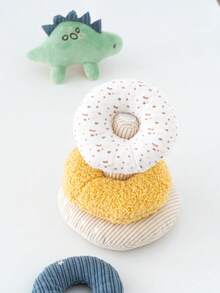1 buah Mainan Susun Dinosaurus Unicorn Plush Lembut untuk Bayi, Mainan Susun Kain Plush, Mainan Pembelajaran Sensorik untuk Perkembangan Bayi dan Balita - MultiWarna - View 10