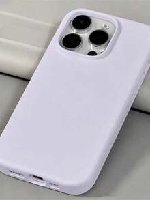 高品質薰衣草紫色 TPU 手機殼，最新相容 iPhone 17/Air/17 Pro/17 Pro Max，相容 iPhone 16 15 14 13 12 11 Pro Max，親膚觸感紋理，薰衣草色手機殼 - 淡紫色 - 查看 3