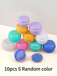 10g/5g 化妝品、乳霜、身體乳液、護手霜樣品瓶，便攜分裝瓶，旅行分裝瓶，附蓋化妝品收納盒，迷你容器，旅行必備，學生必備（實際產品尺寸較小，在意者請謹慎購買） - 彩色 - 查看 21
